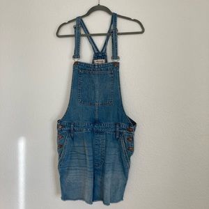 Madewell size XL light denim shirt overalls
